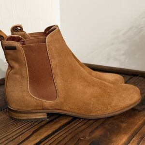 Superdry Brown Suede Chelsea Boots